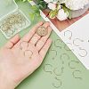 40Pcs Ion Plating(IP) 304 Stainless Steel Earring Hooks STAS-UN0036-42-2