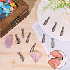 12Pcs Alloy Cord Ends FIND-CA0009-70B-4