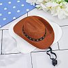 Felt Pet Cowboy Hat AJEW-WH20070-131C-4