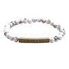 6MM Natural Howlite Beaded Bracelets PY2315-2-1