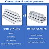 Iron Seal Stamps AJEW-G018-04-6