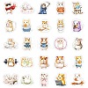 50 Pieces Cute Hamster Doodle Paper Stickers STIC-R001-27-3