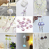 30Pcs UV Plating Acrylic Bead Caps PACR-TA0001-17B-8