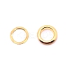 Brass European Clasps & Cores LS-KK-WH0034-72G-1