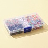 511Pcs 10 Style Transparent & Opaque Mixed Color Acrylic Beads MACR-FS0001-34-6