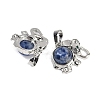 Natural Sodalite Pendants G-I374-A-P10-2