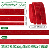 3 Rolls 3 Styles Sparkle Single Face Velvet Ribbons OCOR-PH0004-13-2