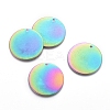Ion Plating(IP) 304 Stainless Steel Pendants X-EJEW-L238-01B-M-1