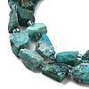 Raw Rough Natural Chrysocolla Beads Strands G-D101-A08-4