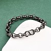 316 Surgical Stainless Steel Chain Bracelets BJEW-C125-15AS-4