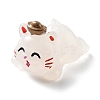 Luminous Resin Lucky Cat Display Decorations DJEW-P020-01A-2