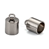 Tarnish Resistant 304 Stainless Steel Cord Ends LS-STAS-E020-7-2