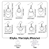 DIY Chandelier Earring Making Finding Kit EJEW-AB00011-2