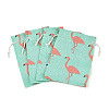 Polycotton(Polyester Cotton) Packing Pouches Drawstring Bags ABAG-T007-02E-2