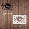 Plastic Reusable Drawing Painting Stencils Templates DIY-WH0202-267-2