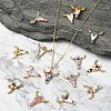 15Pcs 15 Styles Zinc Alloy Enamel Pendants ENAM-YW0003-82-5