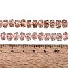 Crackle Transparent Glass Beads Strands GLAA-N068-03A-08-4