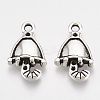 Tibetan Style Alloy Pendant Enamel & Rhinestone Settings LS-TIBE-S314-14AS-LF-2