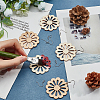 DIY Wooden Dangle Earring Making Kits DIY-FH0002-81-3