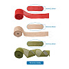 3 Rolls 3 Colors Polyester Imitation Linen Wrapping Ribbon OCOR-YS0001-02A-8