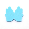 Teardrop with Lady Silicone Statue Pendant Molds DIY-WH0175-51-2