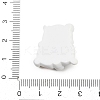 PeachPuff Opaque Panda Resin Cabochons CRES-P037-02A-3