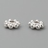 Alloy Beads Daisy Spacer Beads LF1249Y-01S-RS-2