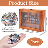 Wood Bookshelf with Books Mini Model DJEW-WH0596-027-2