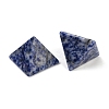 Natural & Synthetic Mixed Gemstone Orgonite Pyramid Display Decorations G-C186-07-2