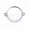 Tibetan Style Cabochon Connector Settings TIBE-A124178-AS-LF-2