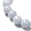 Natural Aquamarine Beads Stretch Bracelet Set for Men Women Girl Gift BJEW-JB06709-12