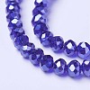 Electroplate Glass Beads Strands EGLA-A034-T4mm-A11-3