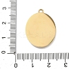 304 Stainless Steel & Rhinestone Pendants STAS-G371-09D-01G-3