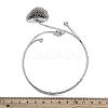PincushionAlloy Arm Cuff Bangles for Girl Women AJEW-A063-01B-G-5