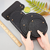 PU Leather Flat Round & Rectangle & Oval & Bag Bottom FIND-CA0001-08-3