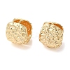 Hammered Brass Hoop Earring for Women KK-C028-06G-1