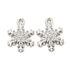 Brass Micro Pave Clear Cubic Zirconia Pendants FIND-Z044-09P-1