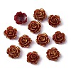 Camellia Resin Cabochons MRMJ-WH0064-51B-12-2
