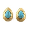 201 Stainless Steel Teardrop Stud Earrings EJEW-P304-08G-4