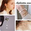600Pcs 2 Style Flower ABS Plastic Imitation Pearl Bead Caps OACR-FH0001-032-6