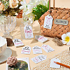 120Pcs 6 Styles Thanksgiving Day Word Best Wishes Bowknot Printed Paper Thank You Gift Tags AJEW-SP0003-63A-4