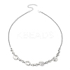 304 Stainless Steel Bib Necklaces for Women NJEW-TA00137-2