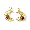 Natural Tiger Eye Pendants G-H281-41G-05-2