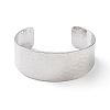 Rack Plating Brass Open Wide Cuff Bangles for Women BJEW-D032-06P-2