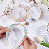 3Pcs 3 Colors Polyester Hair Bands MRMJ-CY0001-02-3