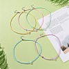 Opaque Acrylic Beaded Bracelets NJEW-JN04174-2