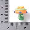Handmade Lampwork Bumpy Beads LAMP-Q007-01B-3