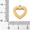 304 Stainless Steel Pendants STAS-M076-07G-3