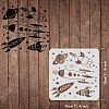 Plastic Reusable Drawing Painting Stencils Templates DIY-WH0172-329-2