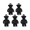 Rack Plating Spray Painted Alloy Pendants PALLOY-N172-001-01-1